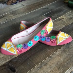 Urban Outfitters Cooperative Fruity Flats